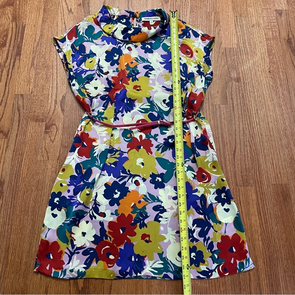 Clements Ribeiro floral sleeveless dress size XL - Picture 14 of 14